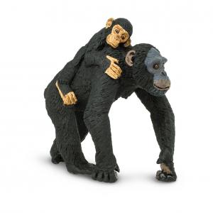 Шимпанзе с малышом