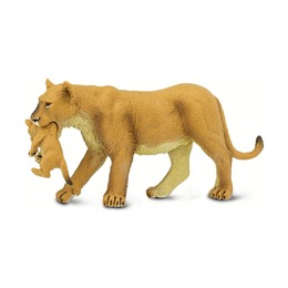 Львица со львёнком