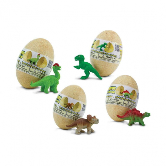 Набор Яйца динозавров с динозавриками, 4 вида
